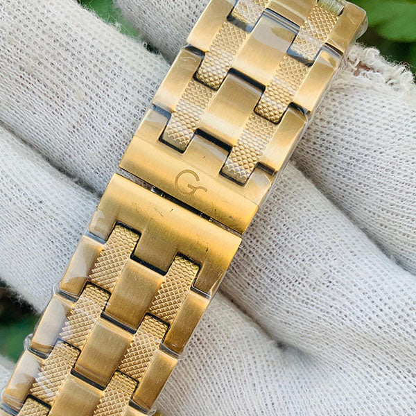 GC 45mm Gold Black Chronograph Sapphire Glass Luxury Watch