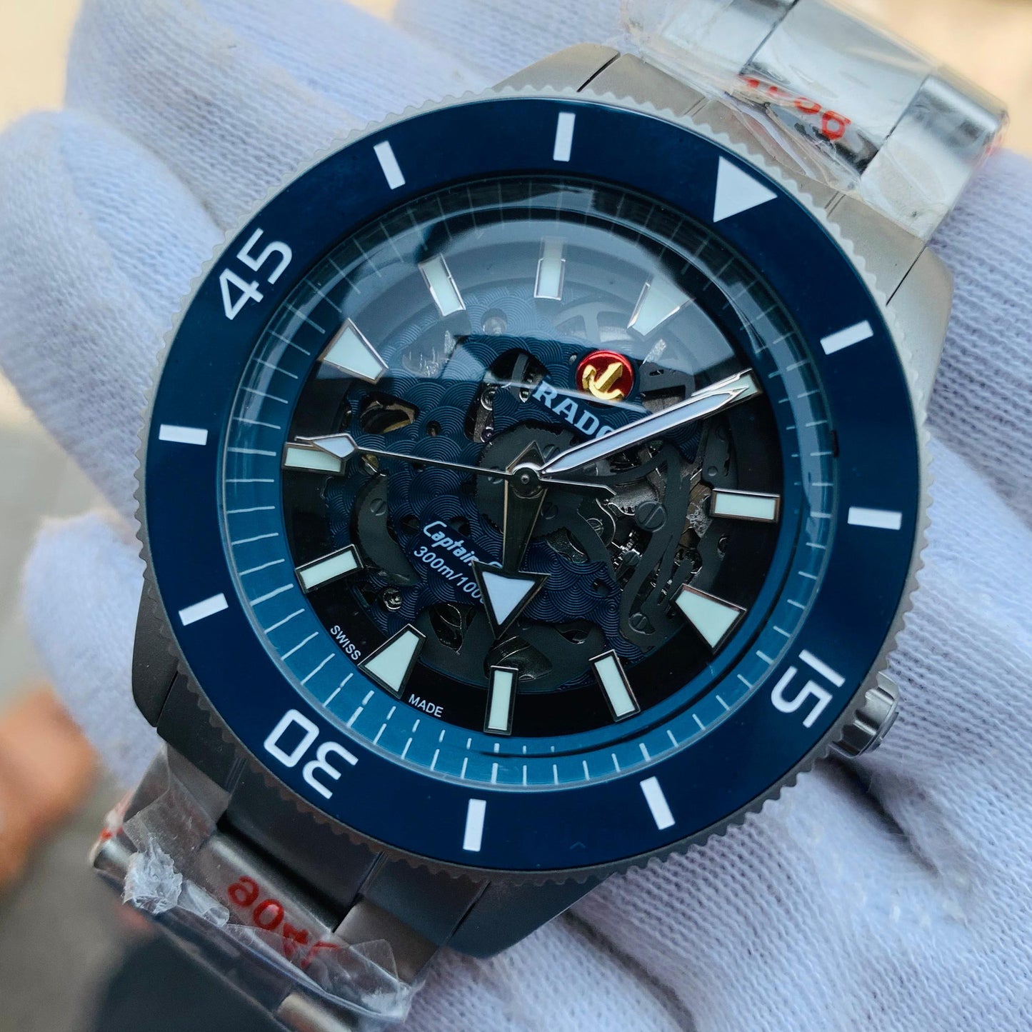 Rado Captain Cook Titanium With Steel Bracelet