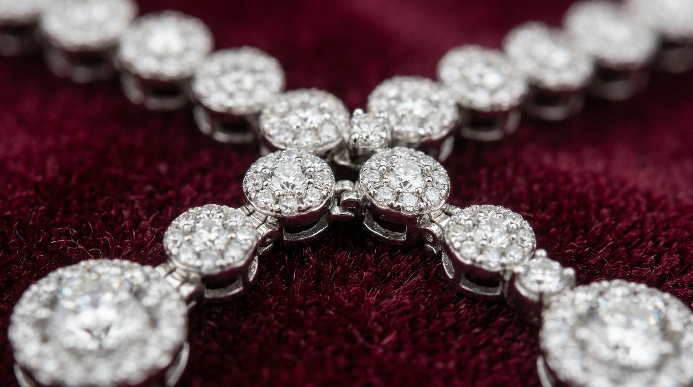 925 Silver Sterling Nacklace Set-SNS-20058