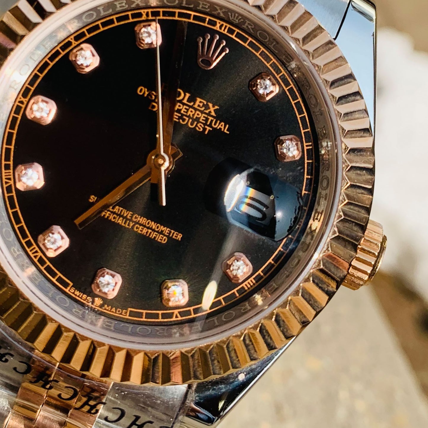 ROLEX Men 40mm jubilee