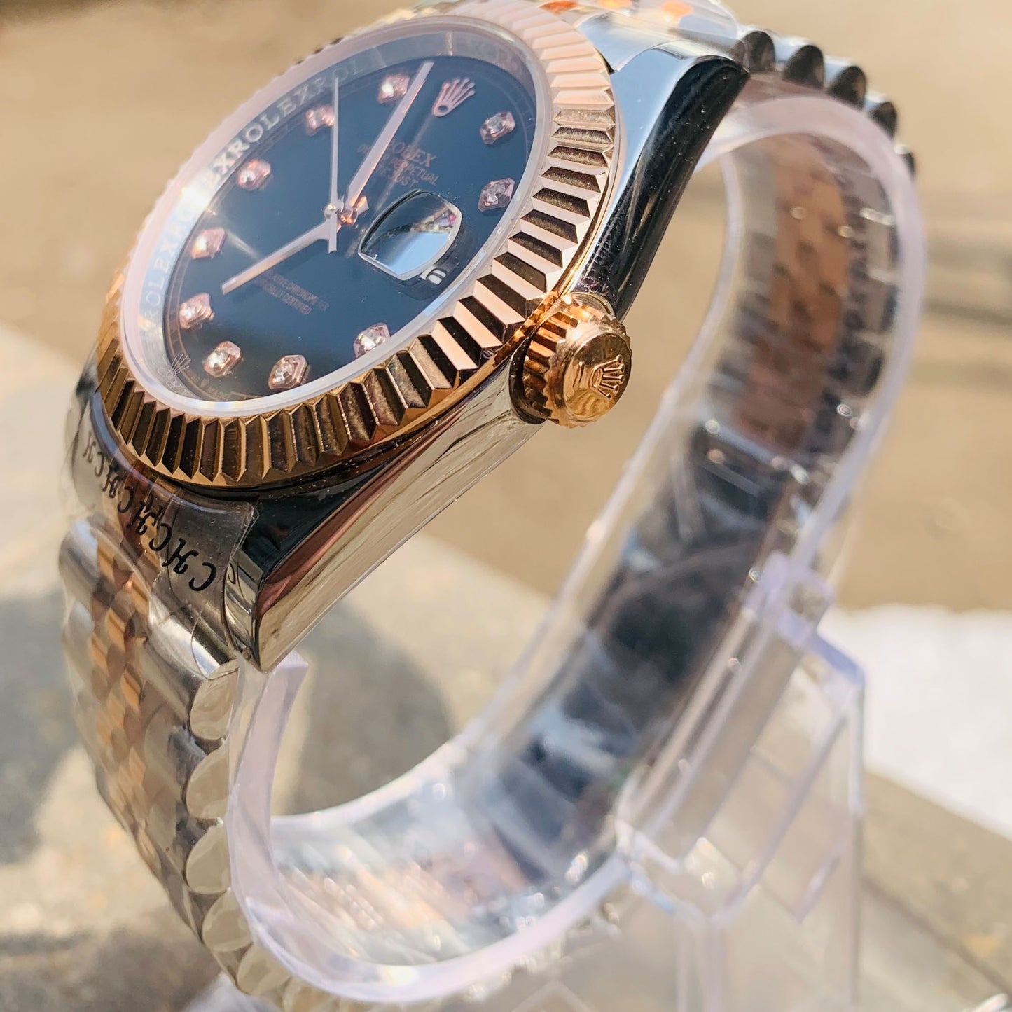 ROLEX Men 40mm jubilee