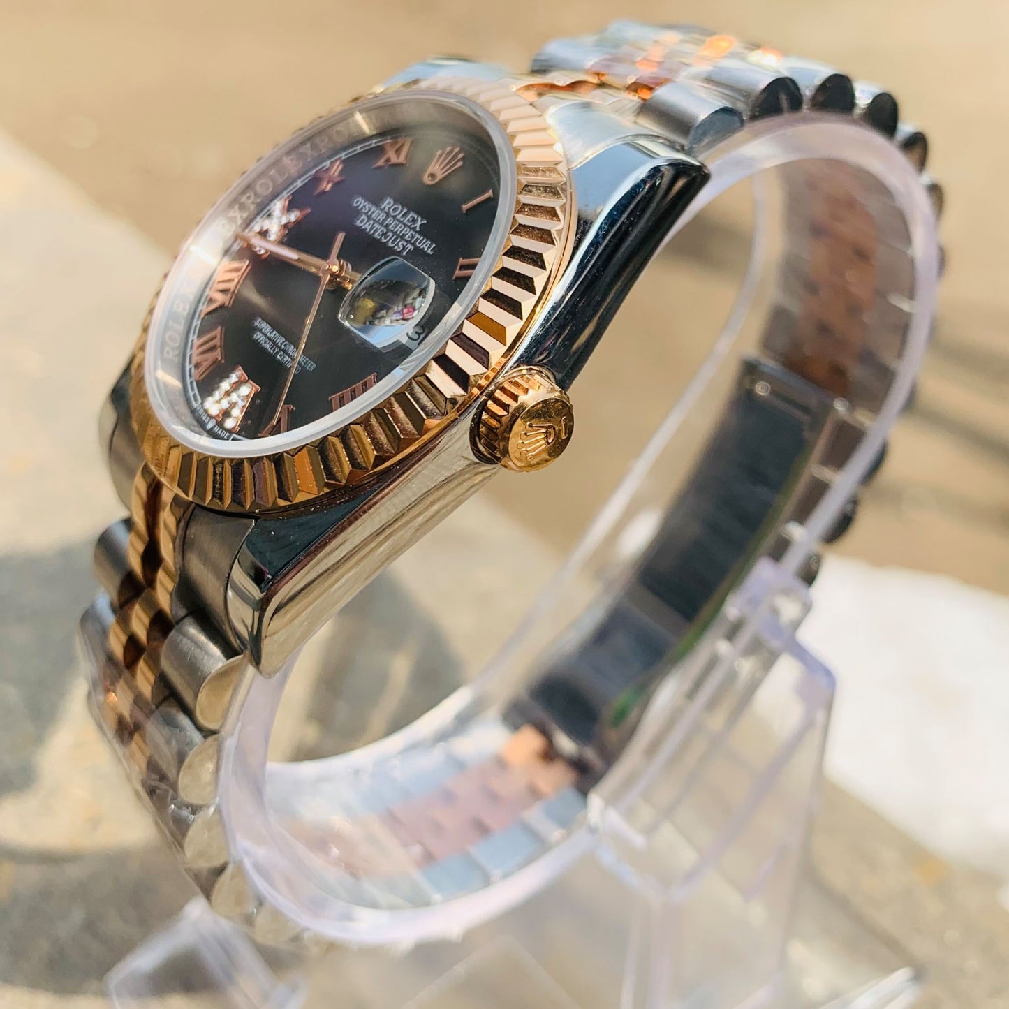 ROLEX Men 36mm jubilee
