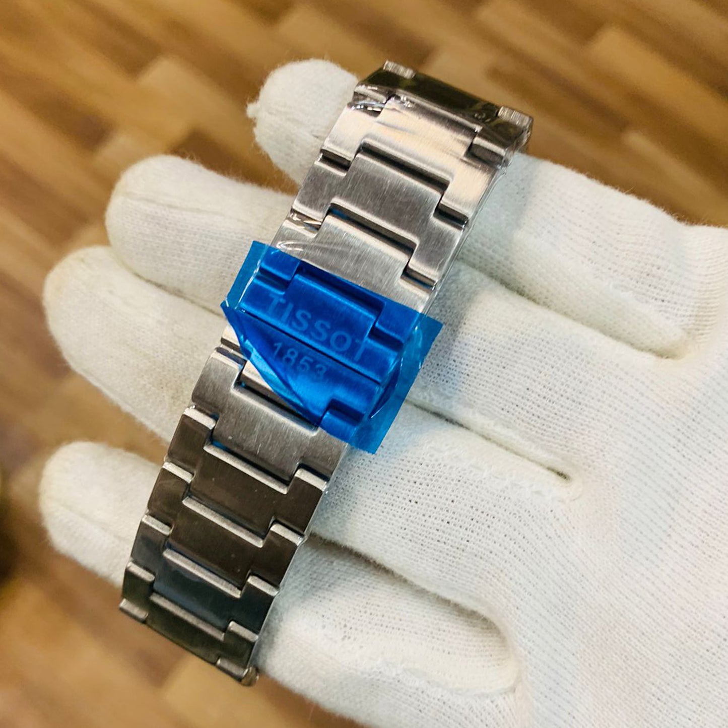 Tissot Prx Powermatic Tiffany blue Dial Steel Bezel With Steel Bracelet