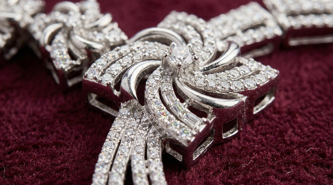 925 Silver Sterling Nacklace-Set SNS-20104