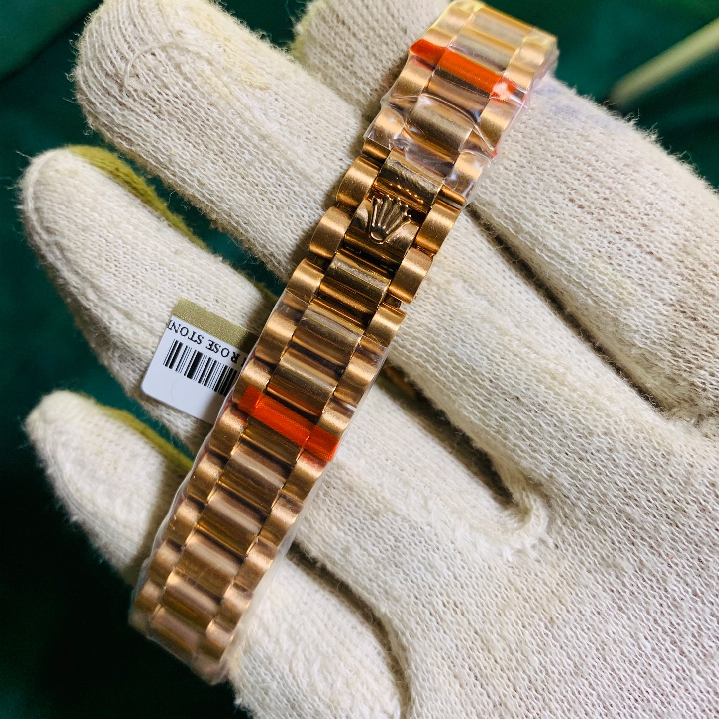 Rolex Women Date just 31mm Chocolate Diamond Dial Rose Gold President Bracelet