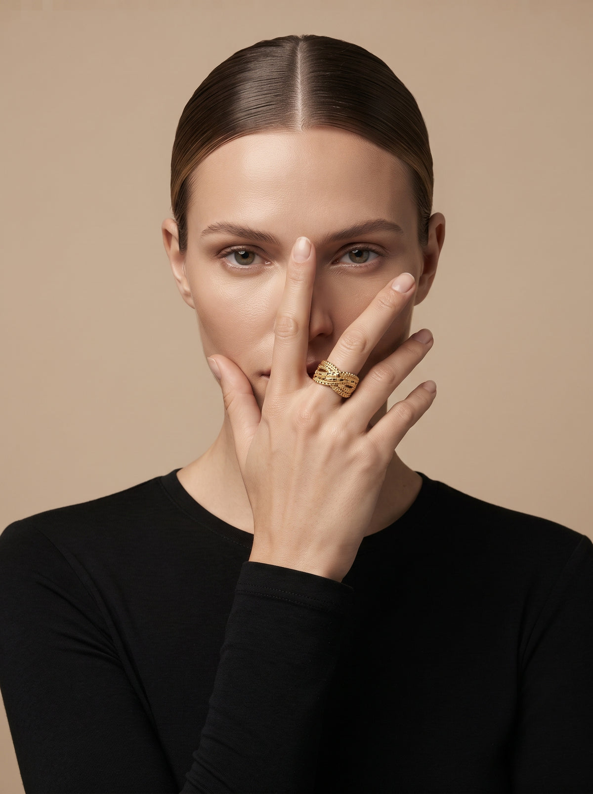 21KT Gold Ring-RG-21405-26