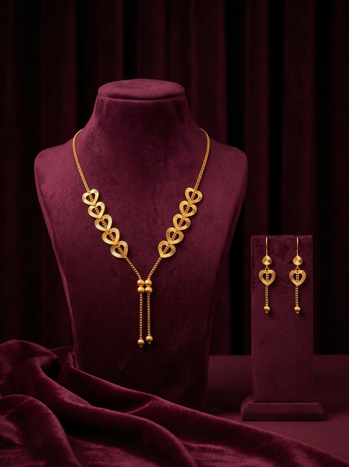 21KT Gold Necklace-PS-1949