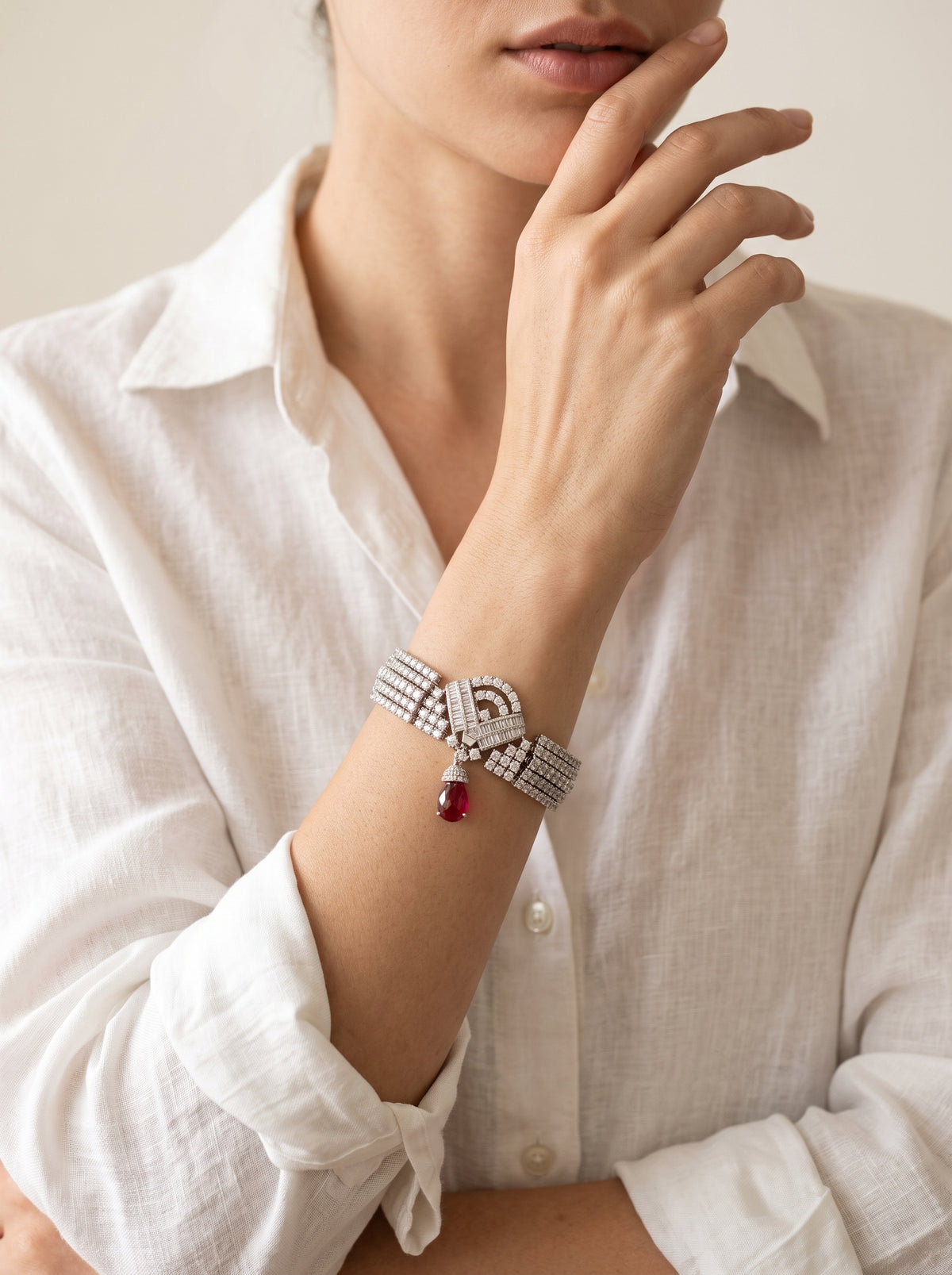 925 Sterling Silver Women Bracelet-SBT-1710
