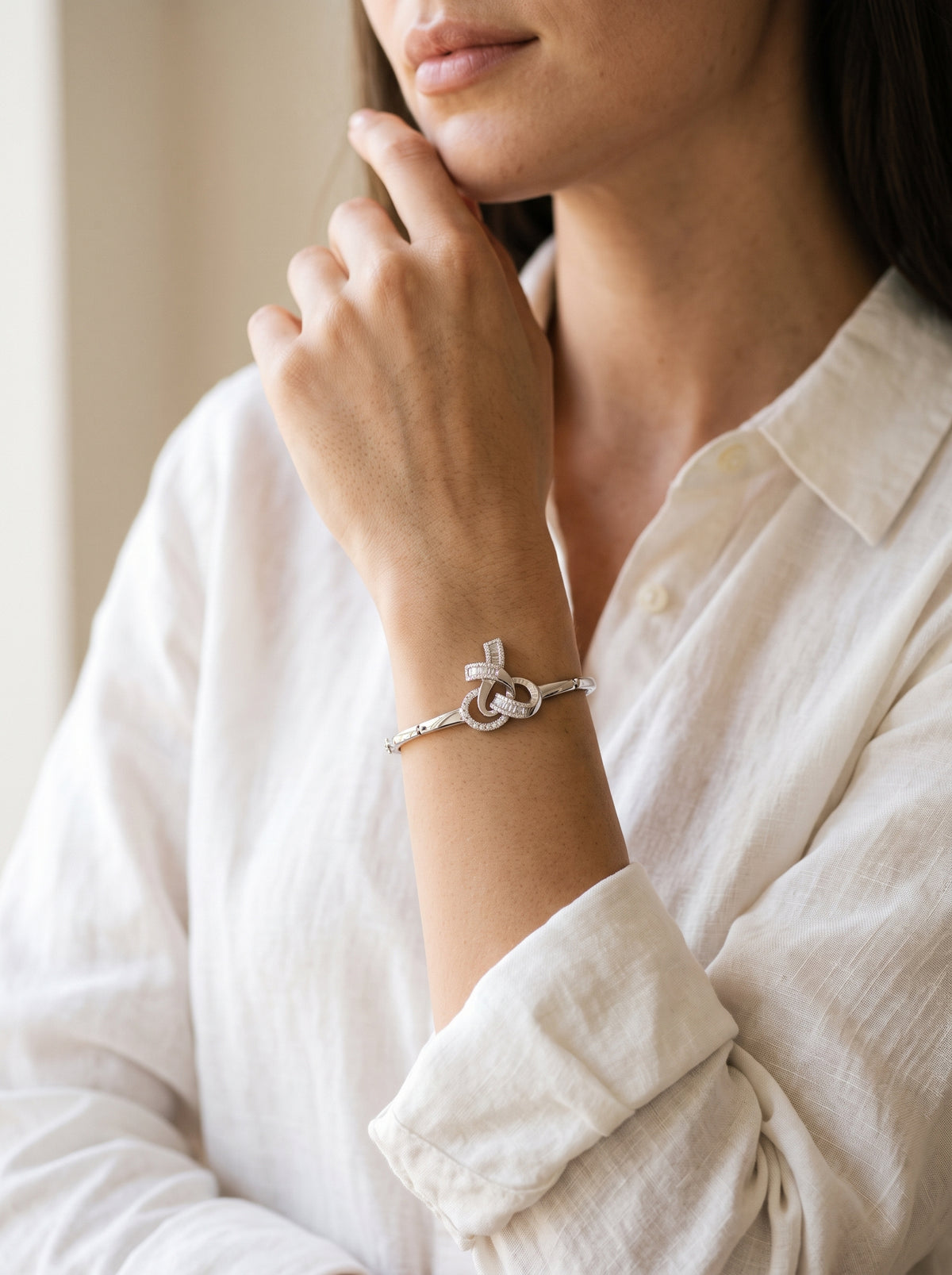 925 Sterling Silver Women Bracelet-SBT-1727
