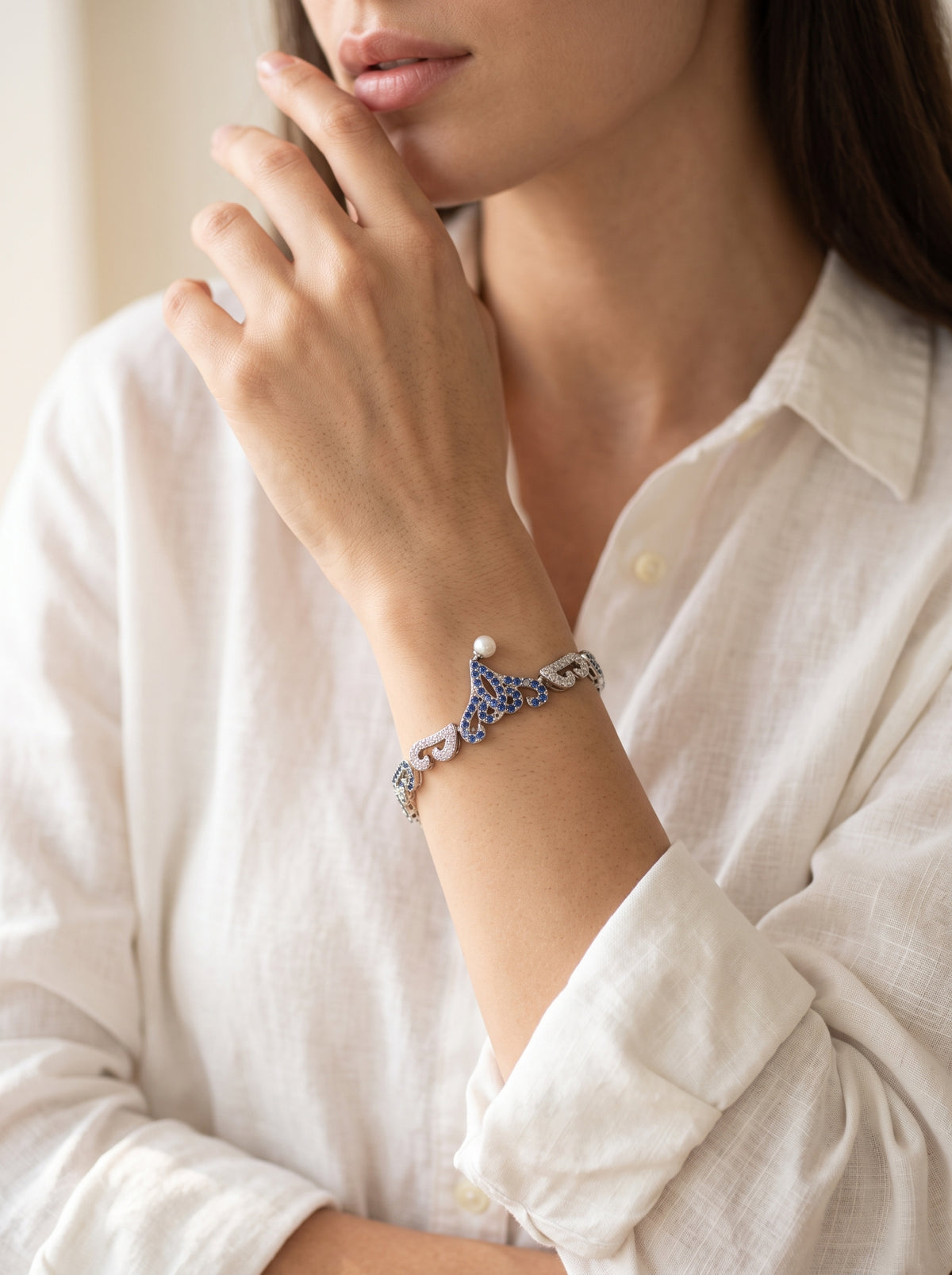 925 Sterling Silver Women Bracelet-SBT-1753