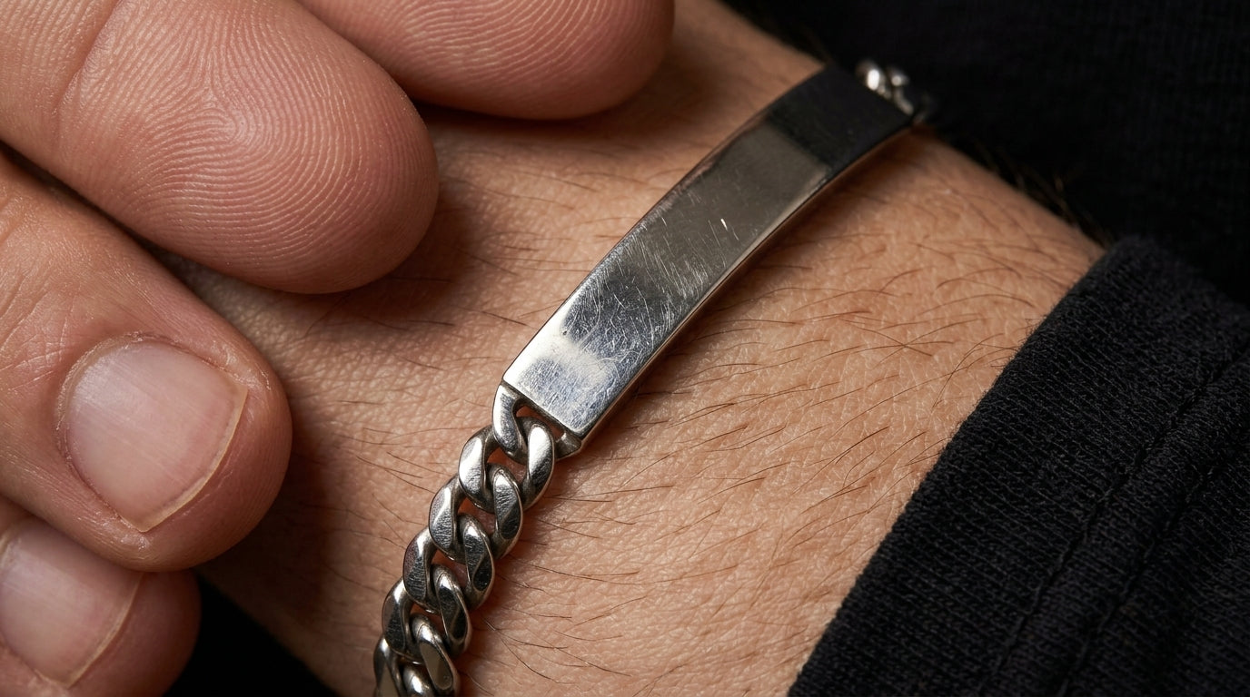 925 Sterling Silver Men Bracelet-SBT-20464