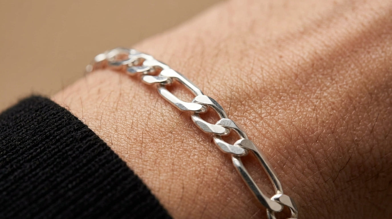925 Sterling Silver Men Bracelet-SBT-20264
