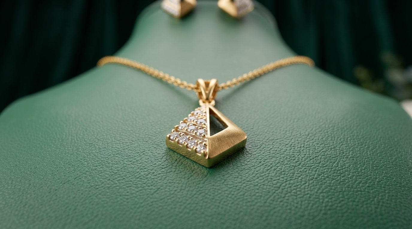 21KT Gold Locket Set-LS-20050
