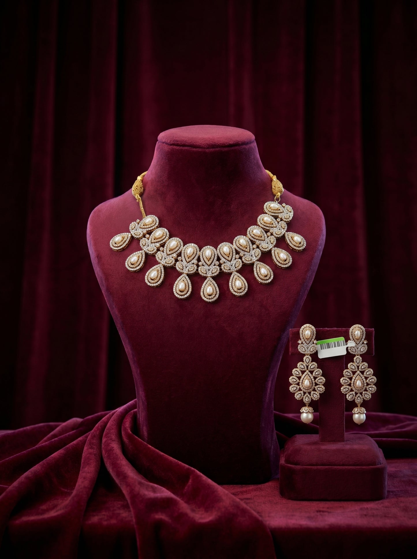 925 Silver Sterling Nacklace Set-SNS-20097