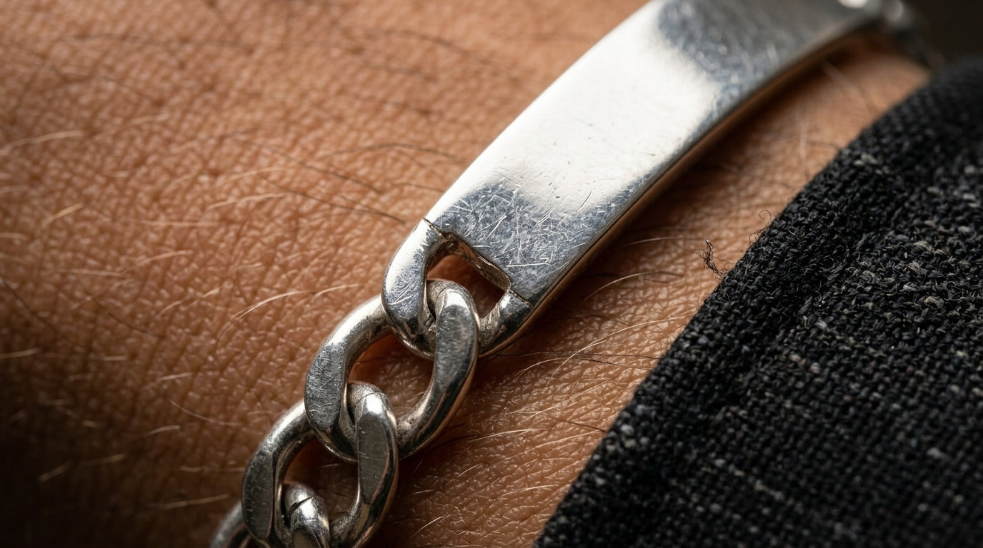 925 Sterling Silver Men Bracelet-SBT-1823
