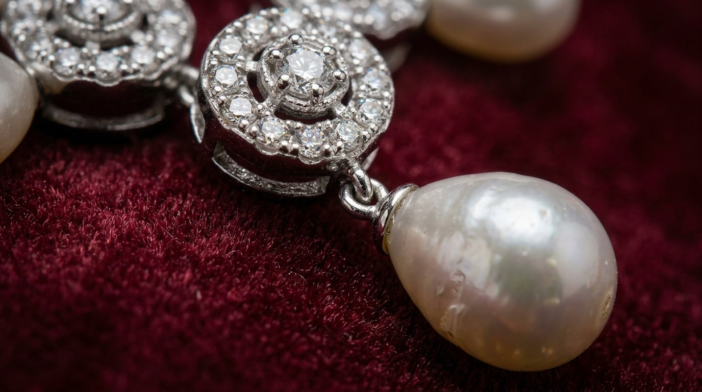 925 Silver Sterling Nacklace Set-SNS-20114