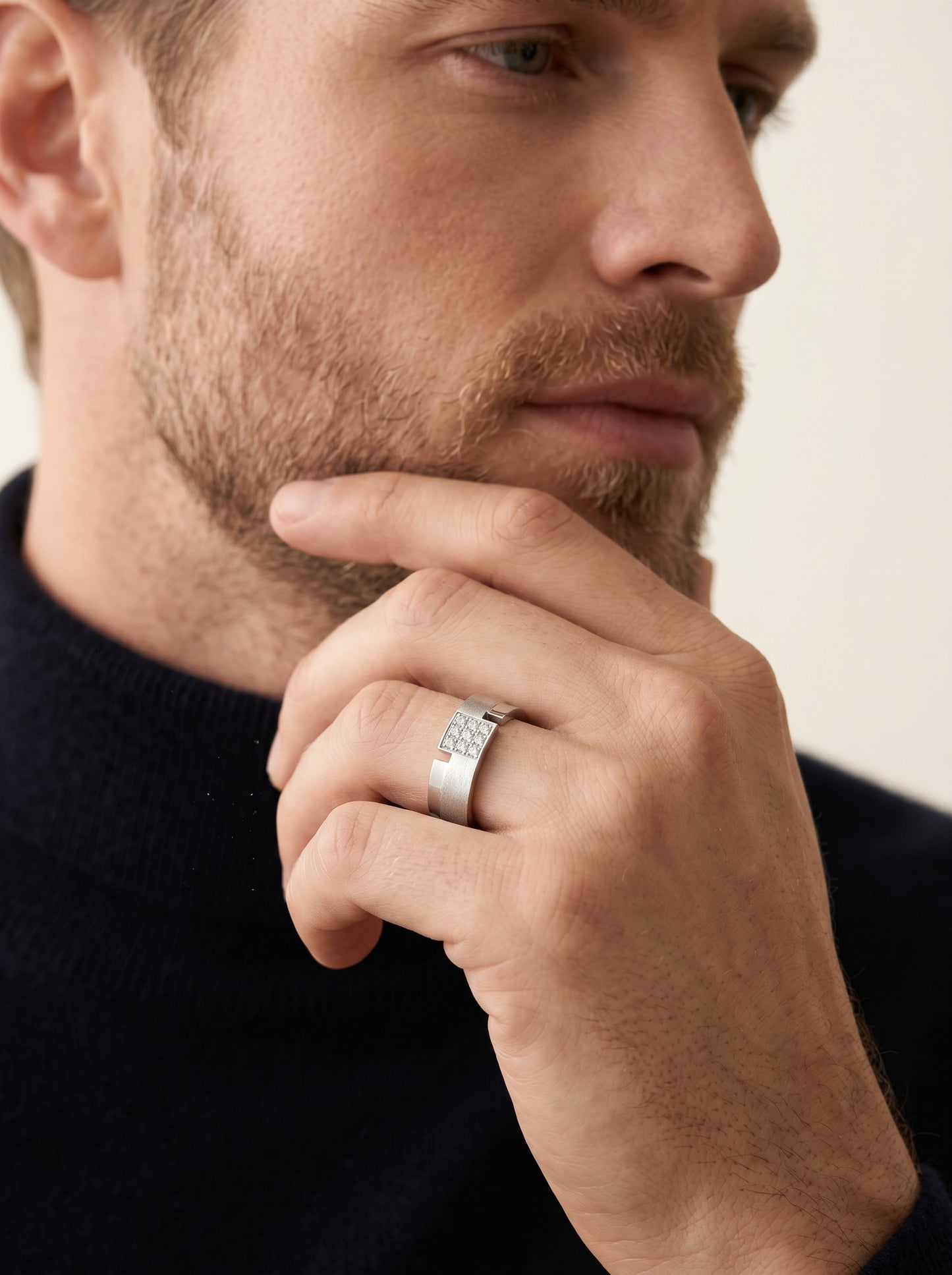925 SILVER MEN RING-SR-21455