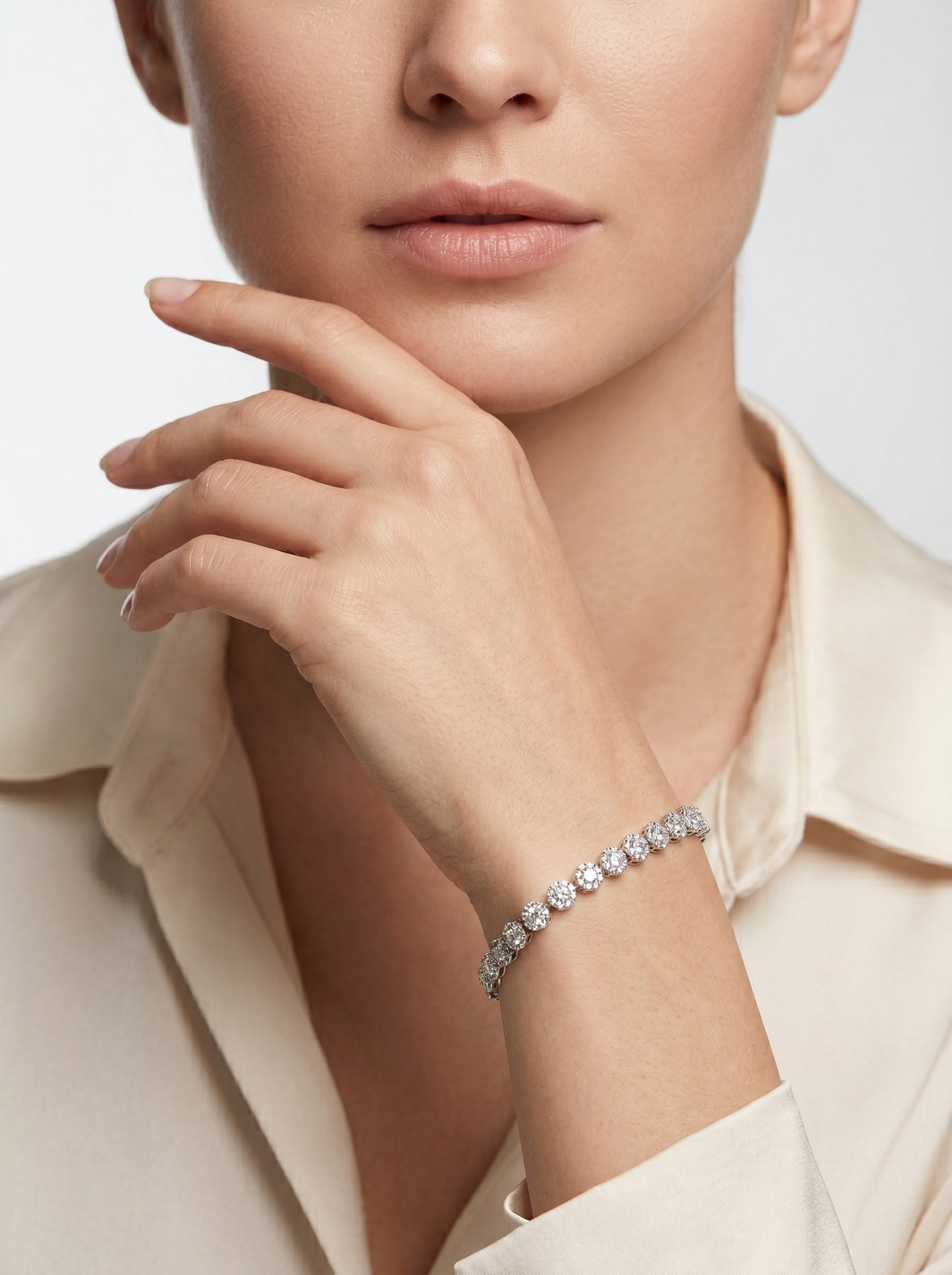 925 Sterling Silver Women Bracelet-SBT-20377