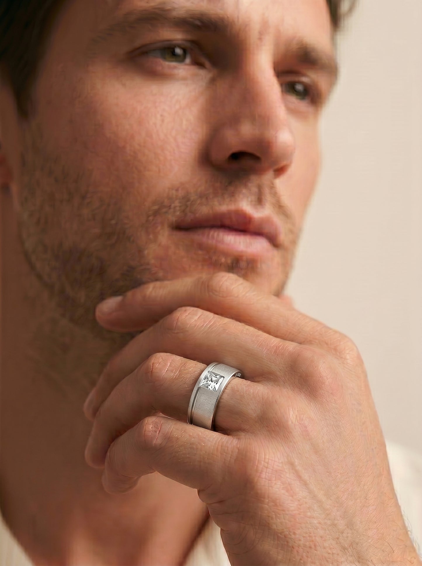 925 SILVER MEN RING-SR-21365