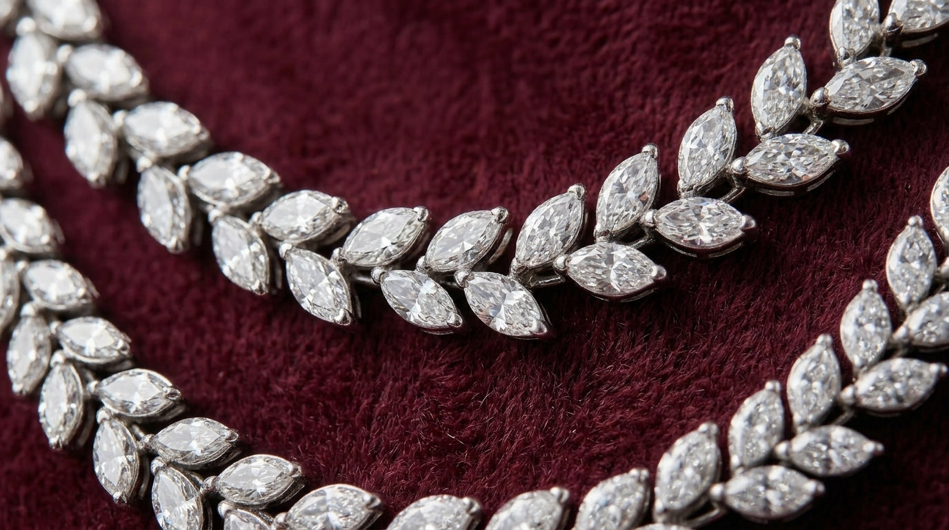 925 Silver Sterling Nacklace Set-SNS-20107