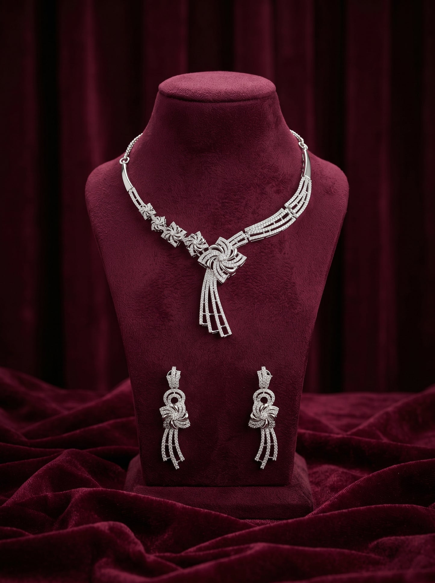 925 Silver Sterling Nacklace-Set SNS-20104