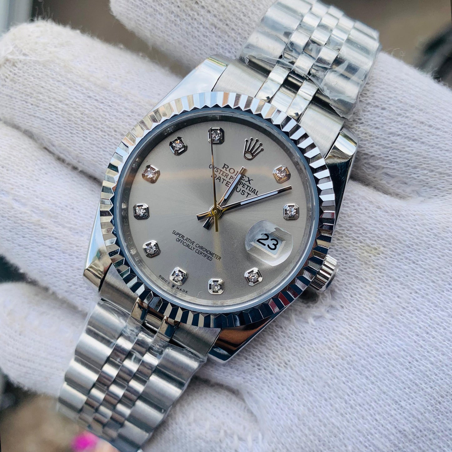 ROLEX Men 36mm jubilee