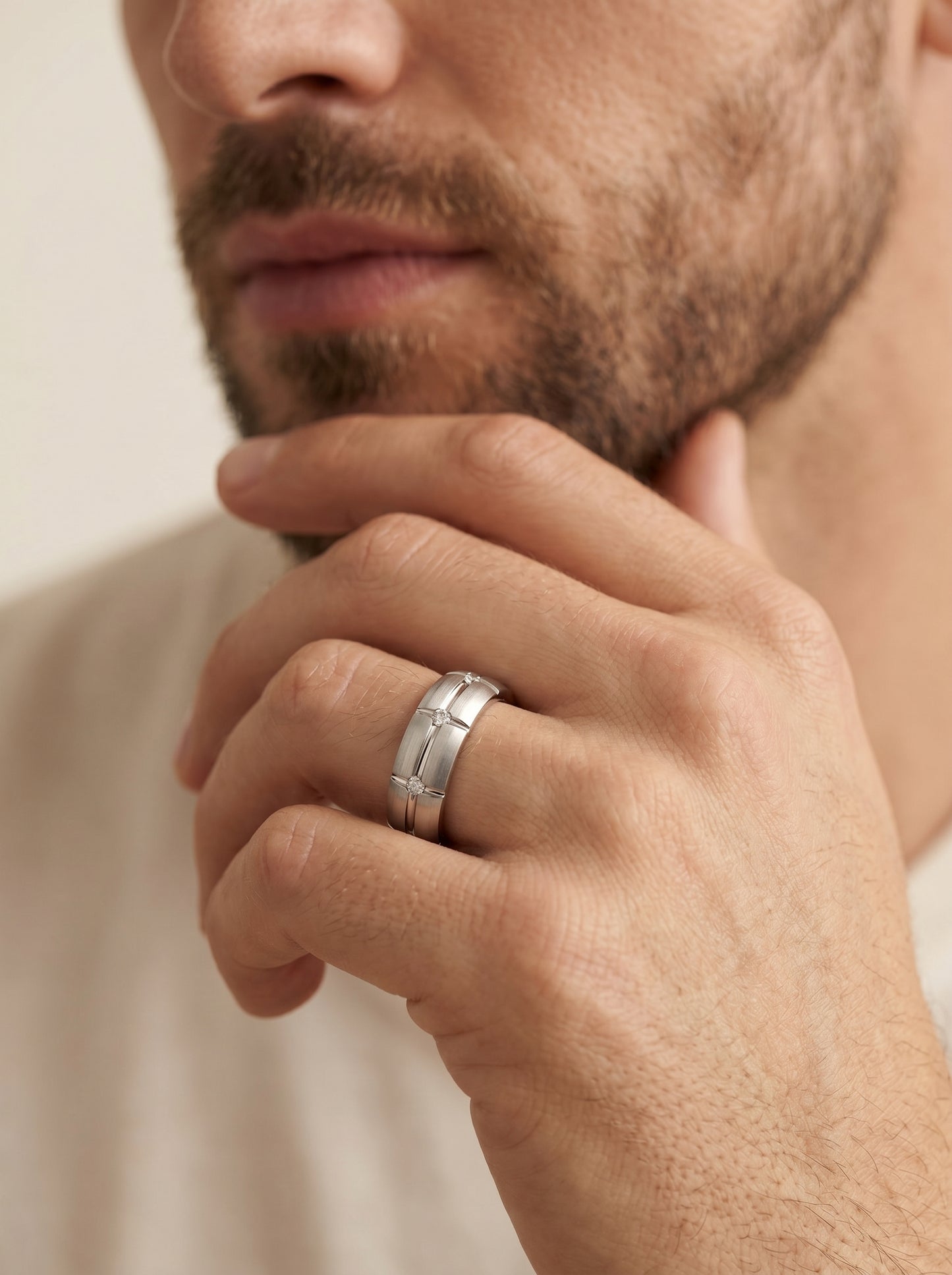 925 SILVER MEN RING-SR-21457