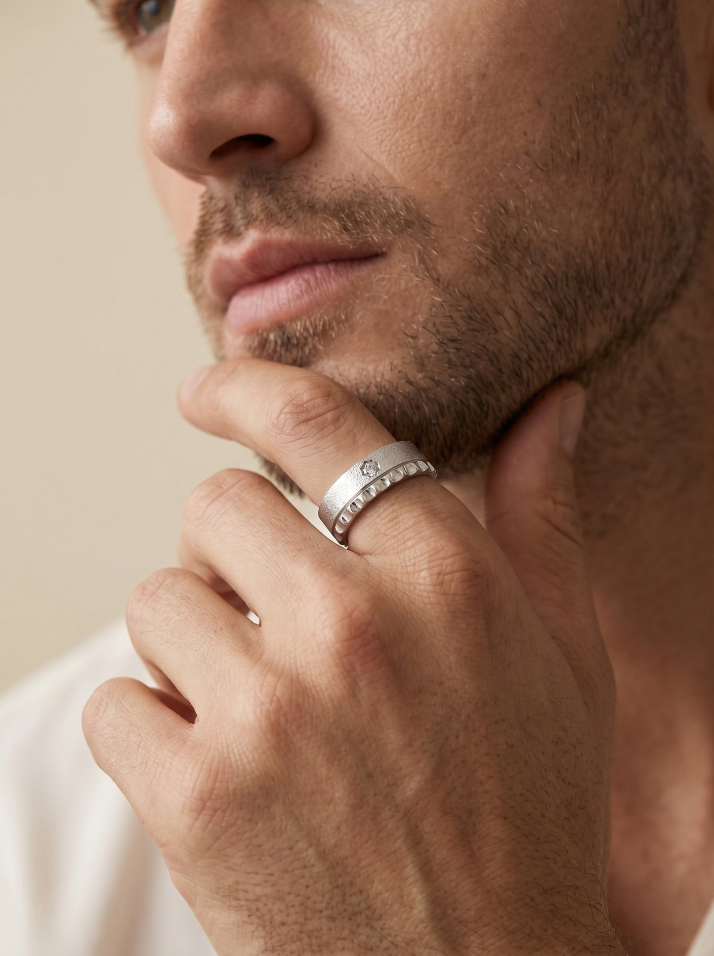 925 SILVER MEN RING-SR-21469