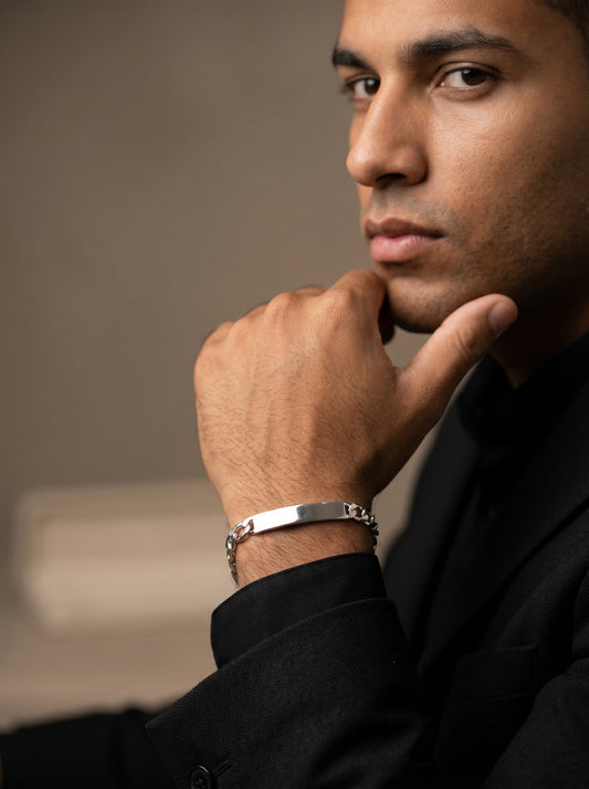 925 Sterling Silver Men Bracelet-SBT-1823