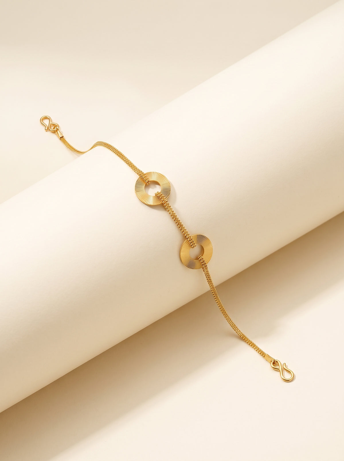 21KT GOLD BRACELET -CB-20202