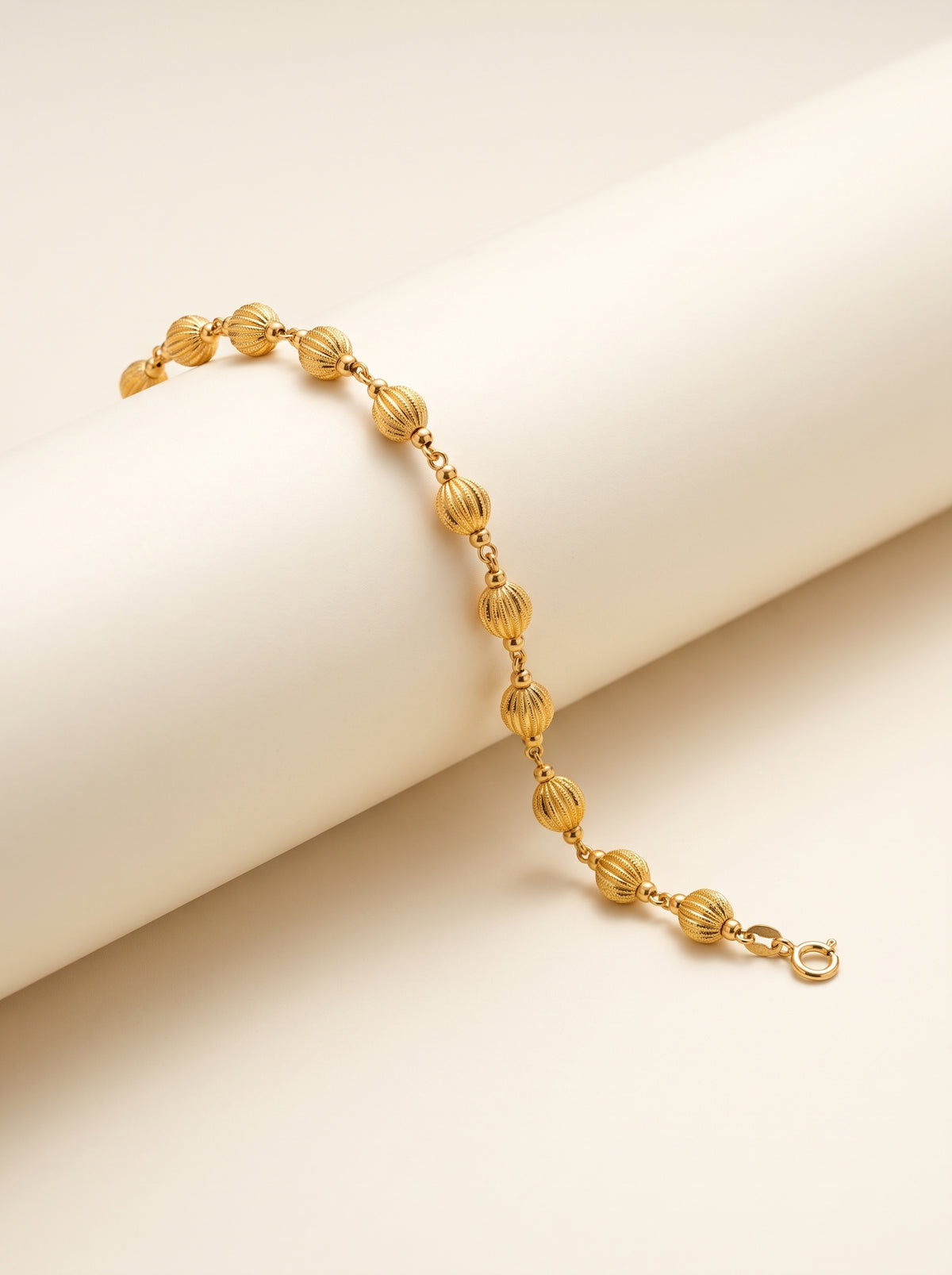 21KT GOLD BRACELET -CB-20154-22