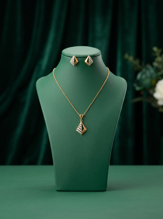 21KT Gold Locket Set-LS-20050