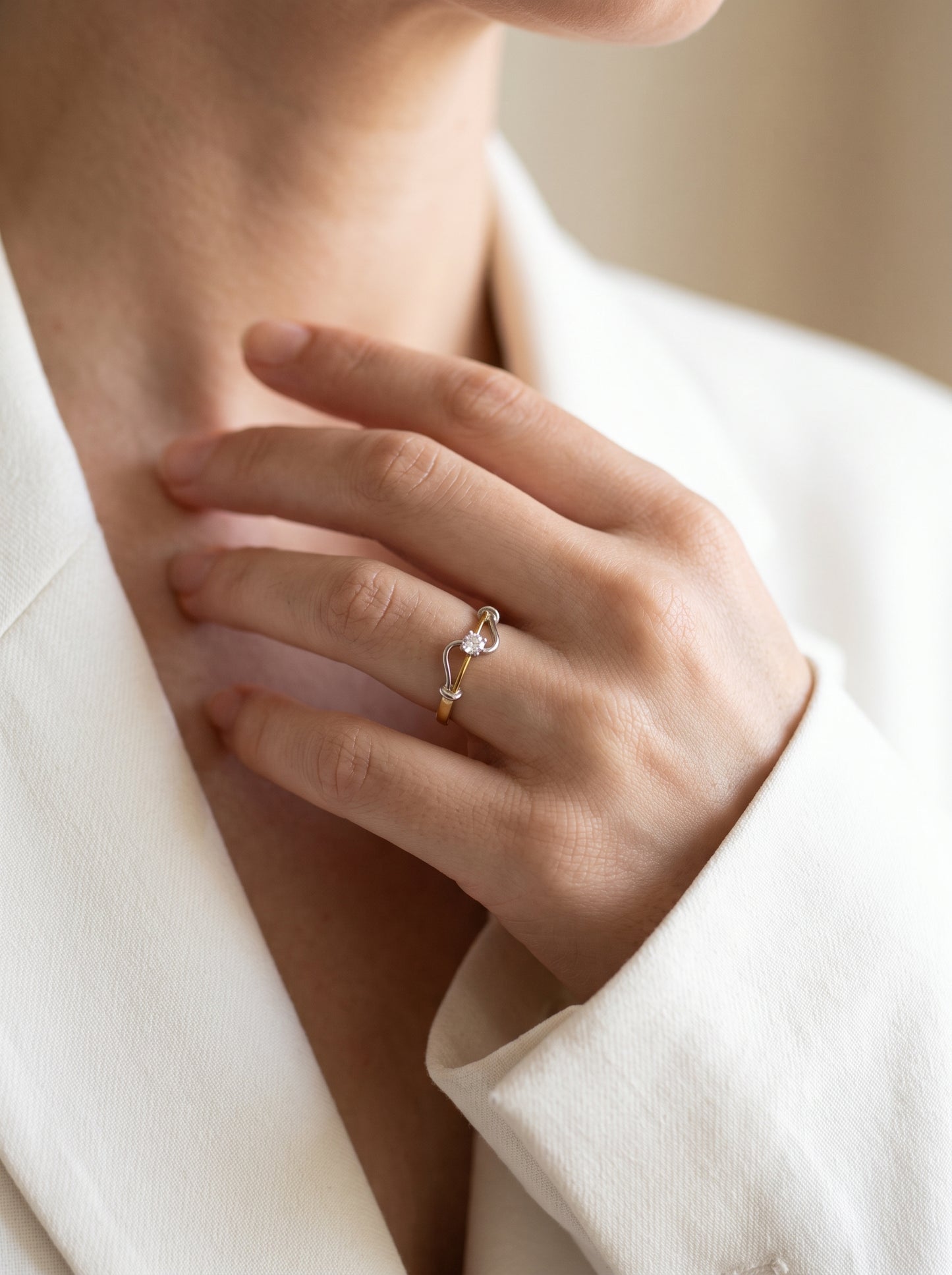 21KT Diamond Ring-DR-20096-24