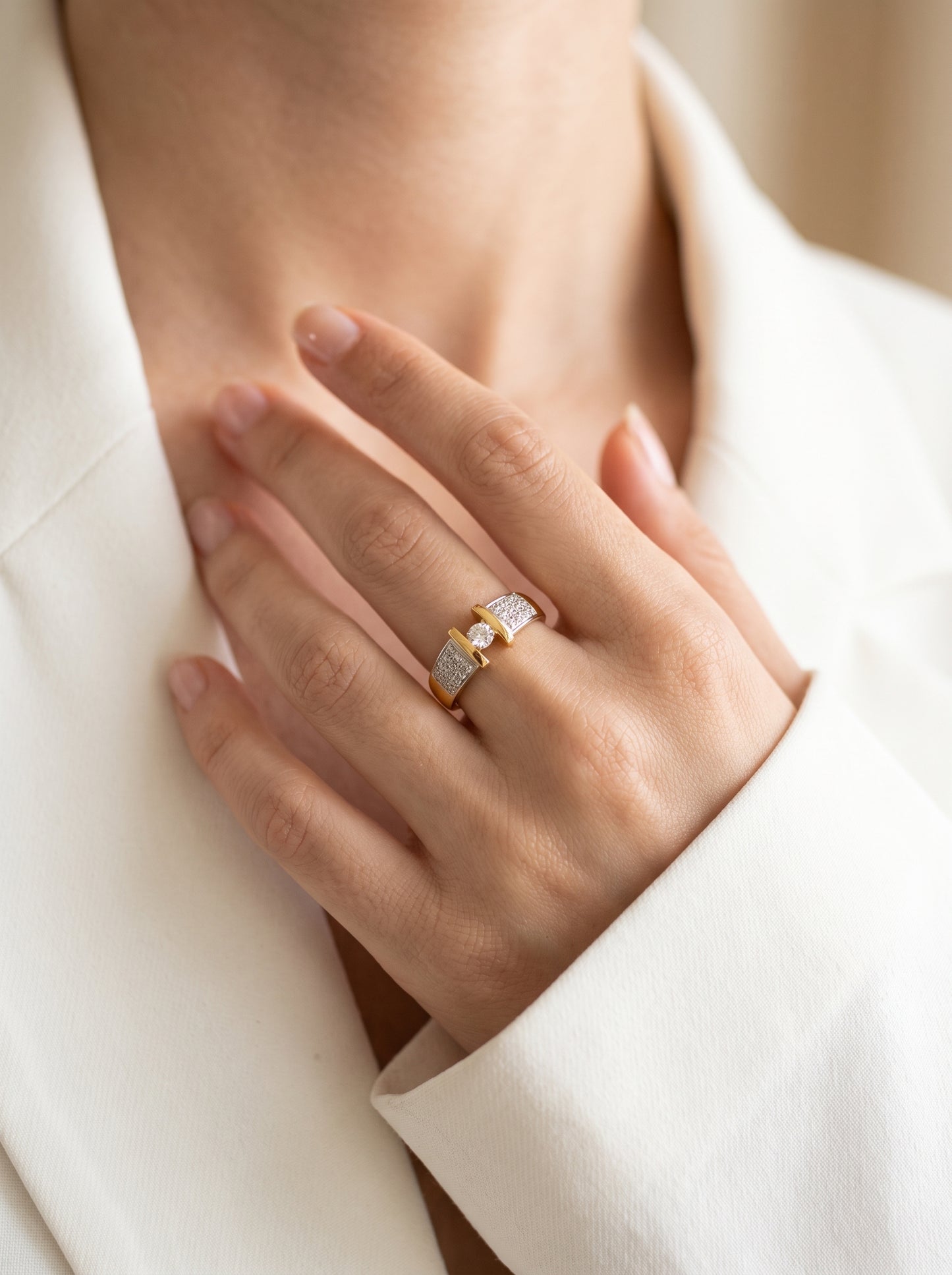 21KT Diamond Ring-DR-20113