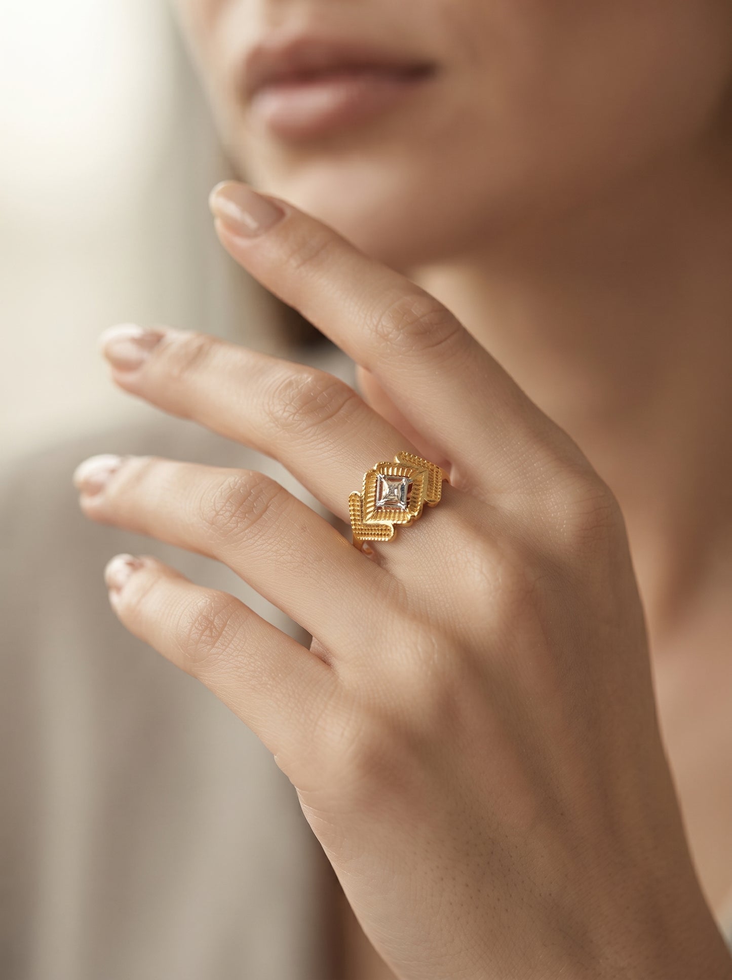 21KT Gold Ring-RG-21272-26