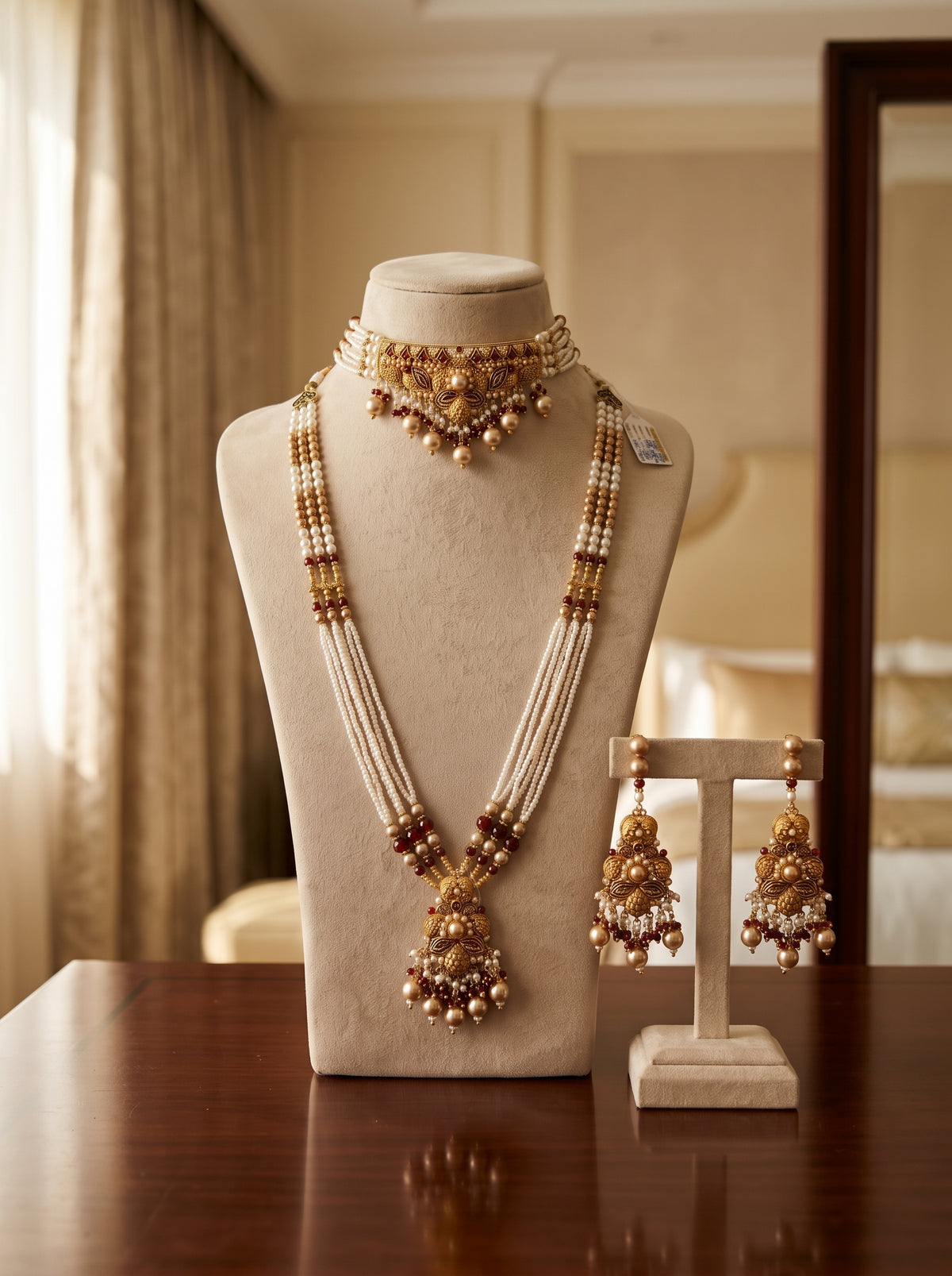 21KT  Gold Bridal Set -PS-20101
