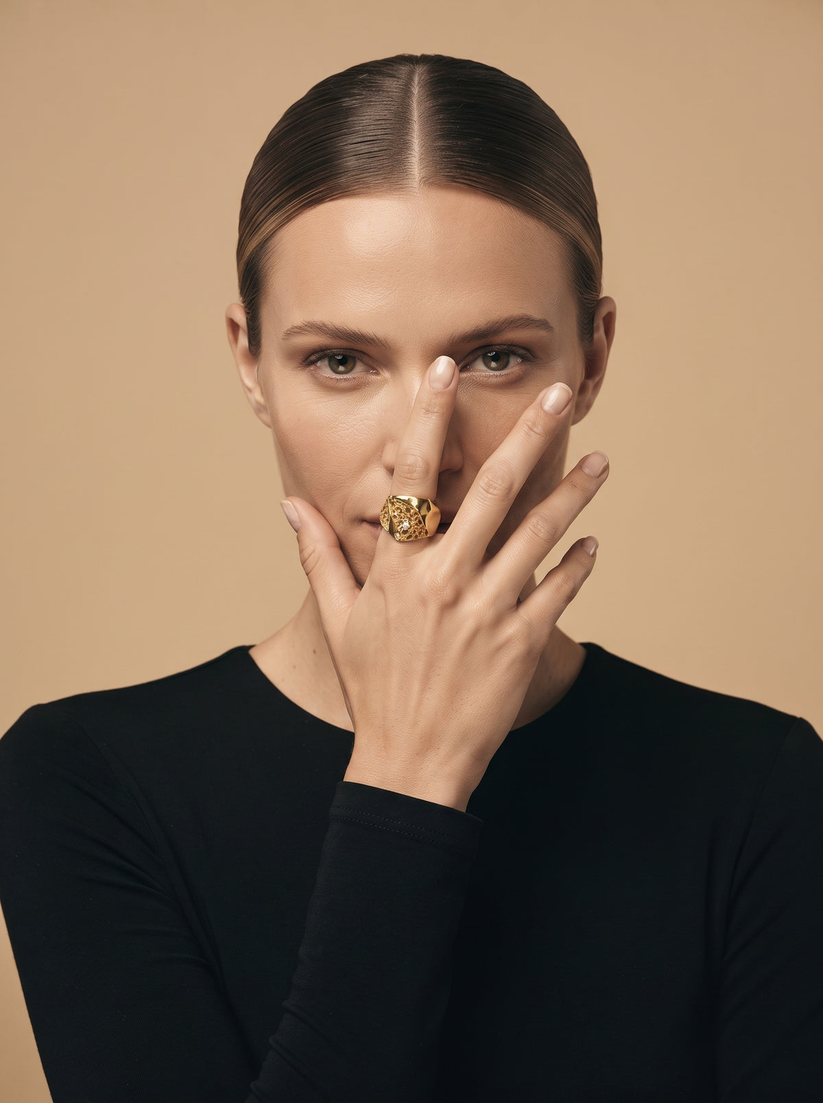 21KT Gold Ring-RG-21406-26