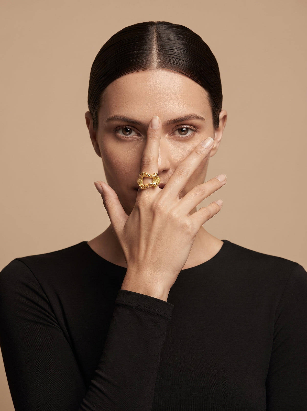 21KT Gold Ring-RG-21407-26