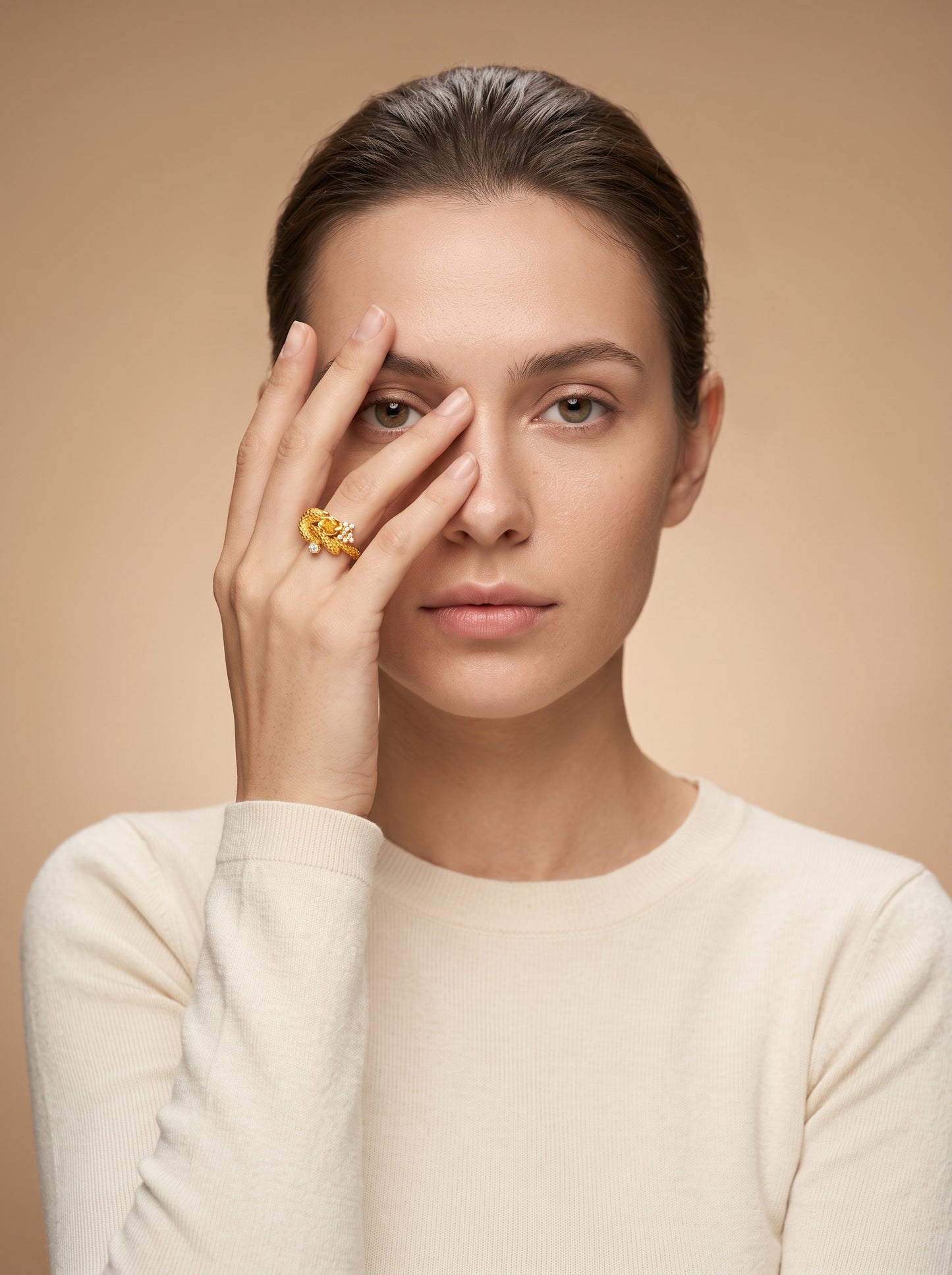21KT Gold Ring-RG-21312-26