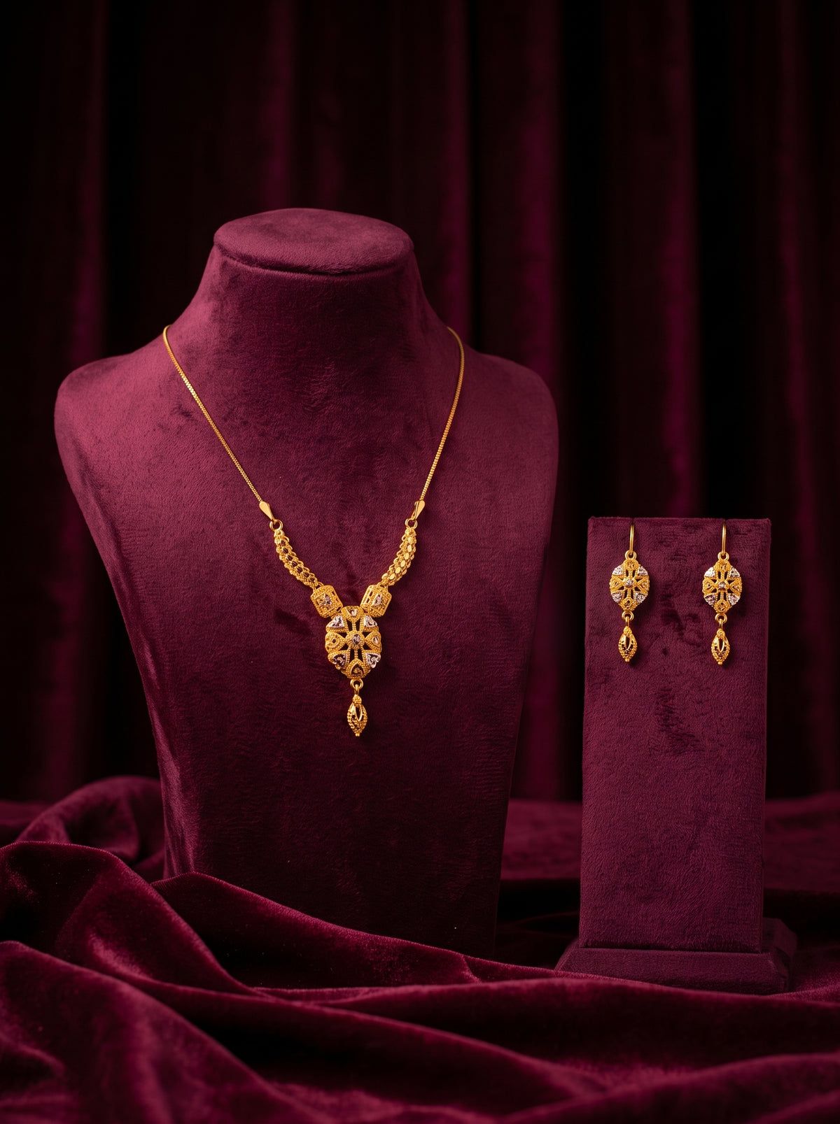 21KT Gold Necklace-PS-20101