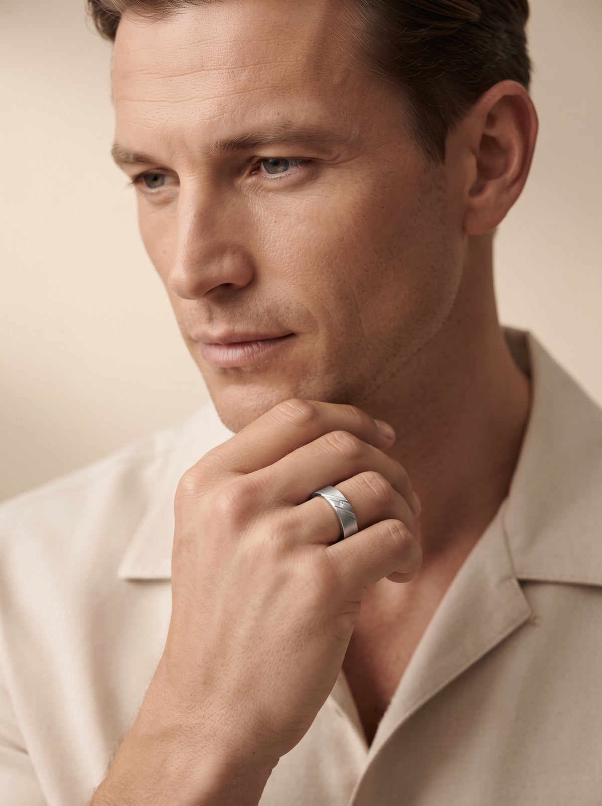 925 SILVER MEN RING-SR-21899