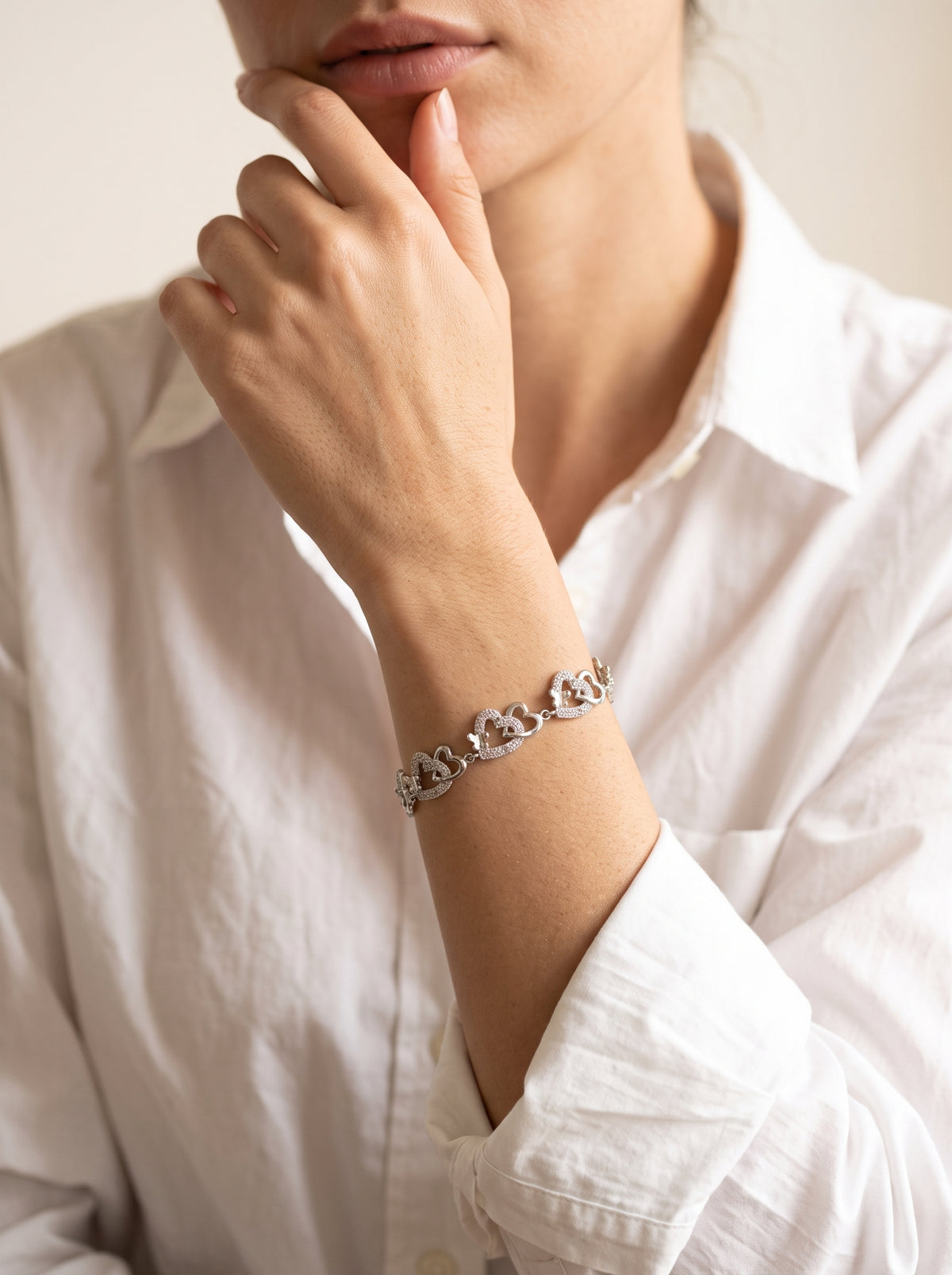 925 Sterling Silver Women Bracelet-SBT-1701