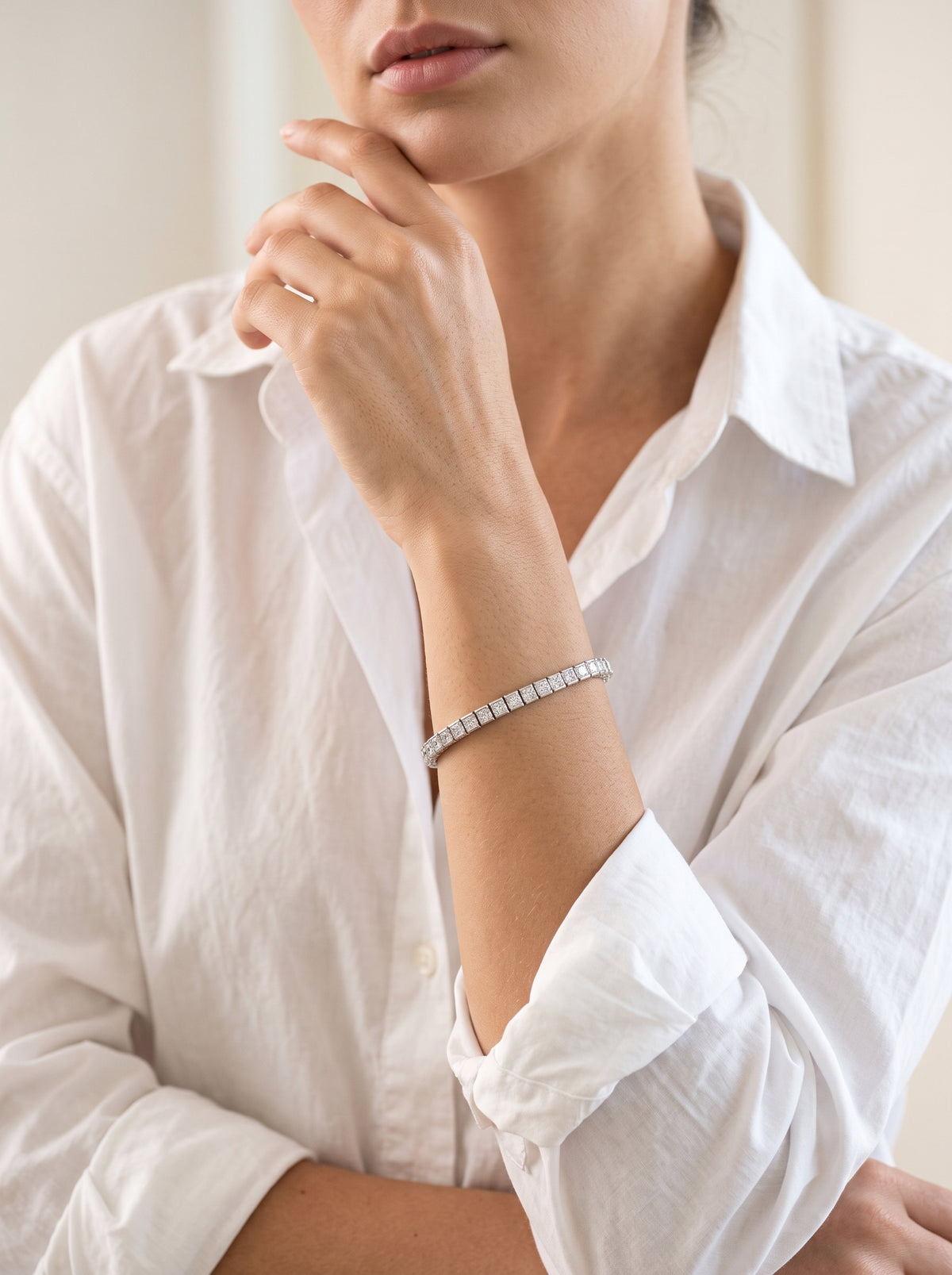 925 Sterling Silver Women Bracelet-SBT-1748