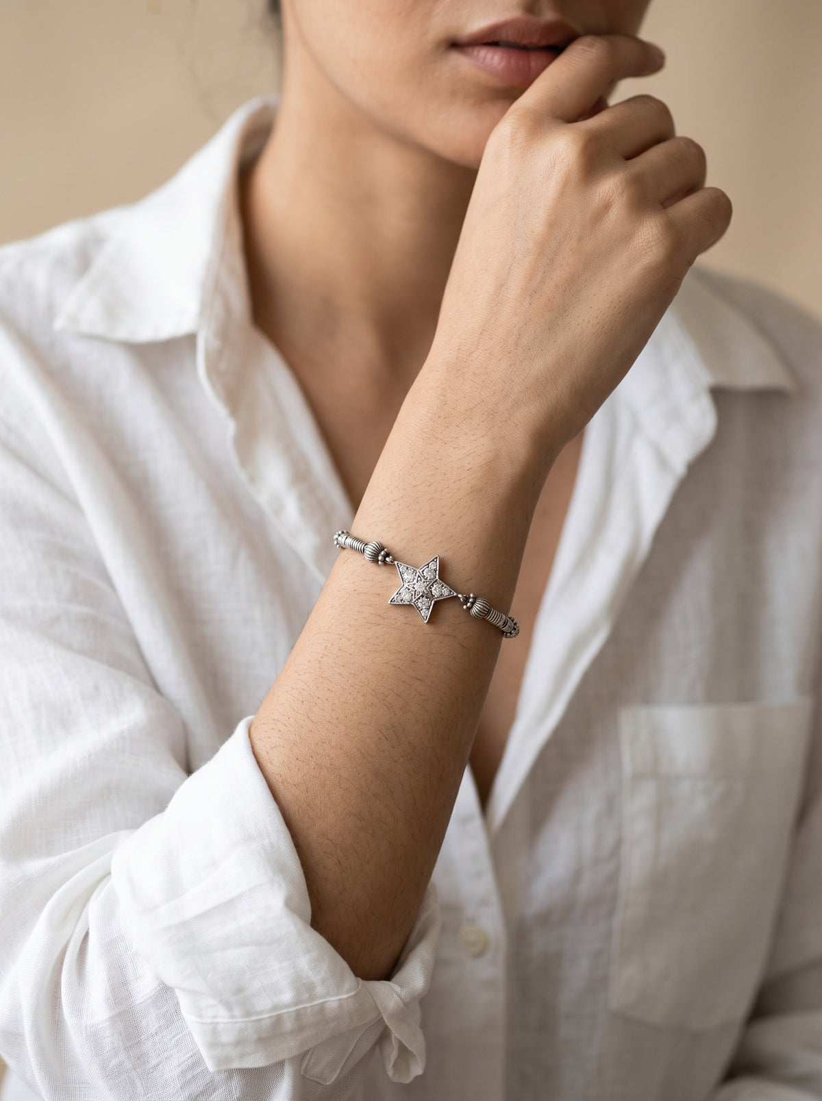 925 Sterling Silver Women Bracelet-SBT-1741