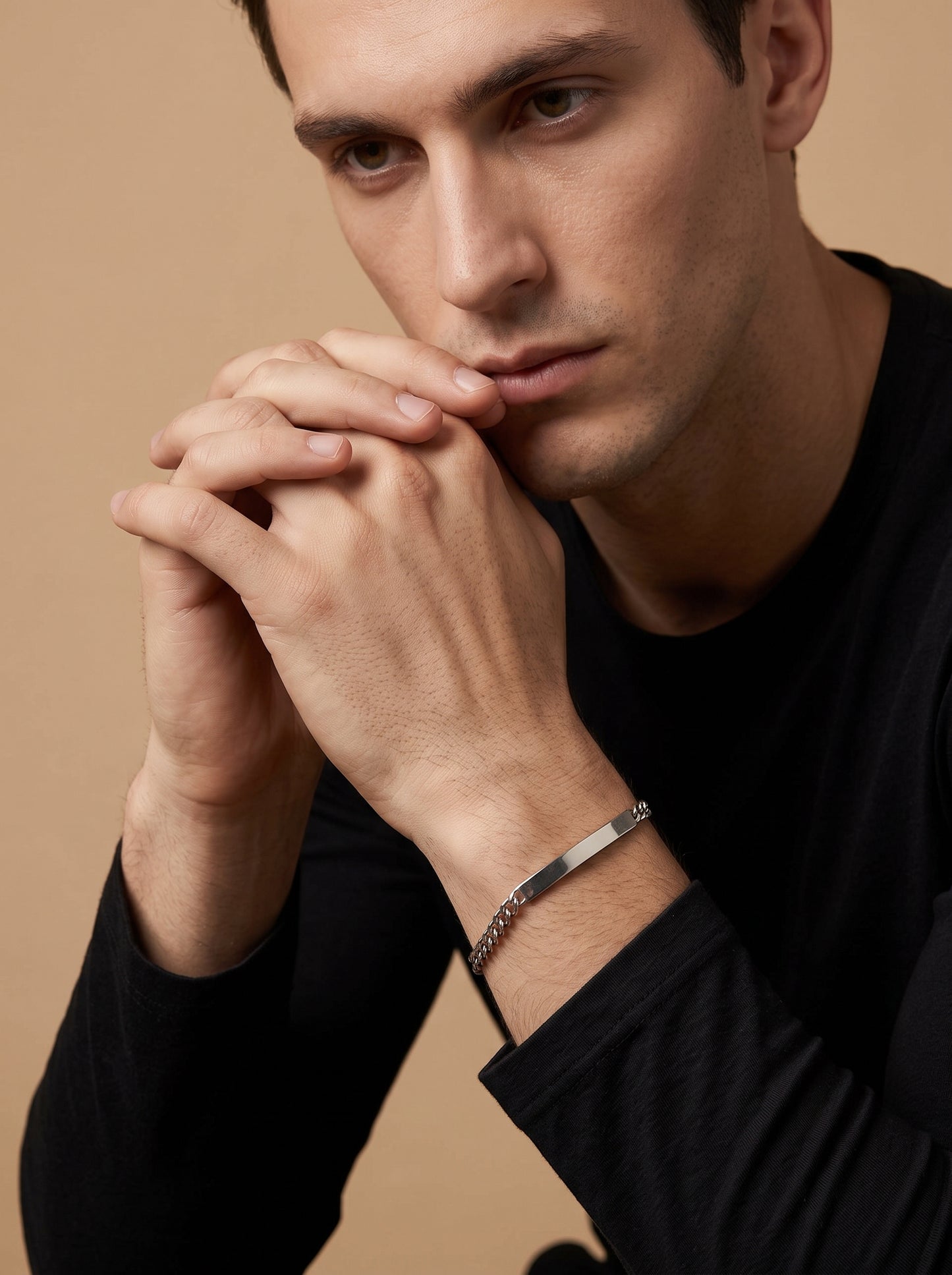 925 Sterling Silver Men Bracelet-SBT-20464