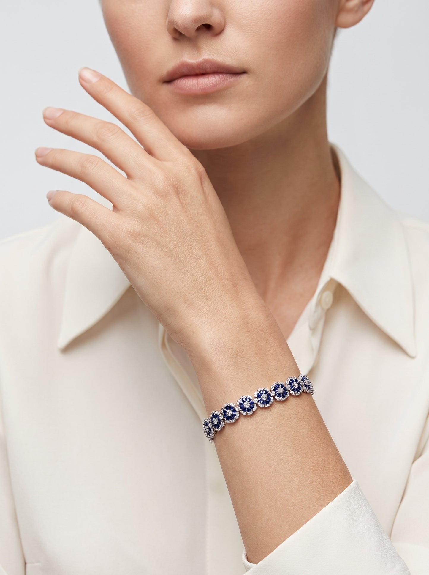 925 Sterling Silver Women Bracelet-SBT-20389