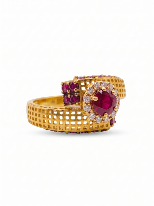 21KT Gold Ring-RG-21242