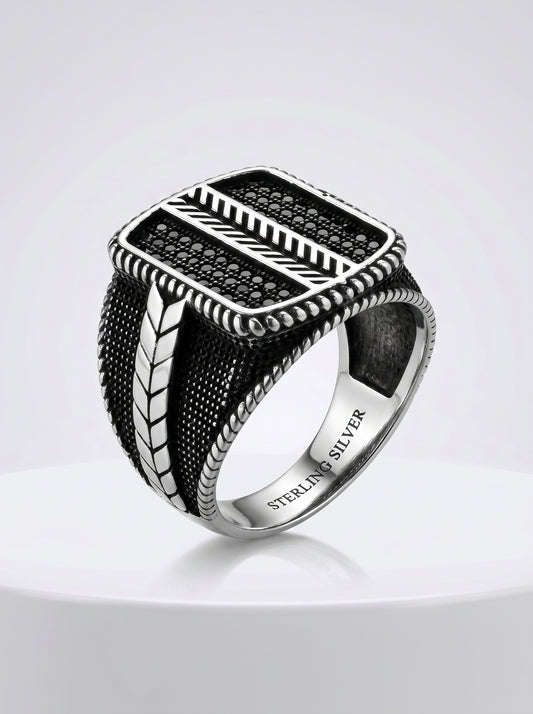 925 SILVER MEN RING-SR-20650