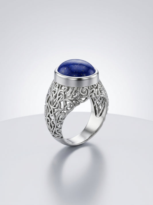 925 SILVER MEN RING-SR-20385