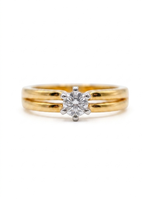 21KT Diamond Ring-DR-20108-24